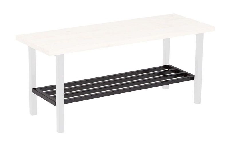 Skohylla till Omklädningsbänk Sege, enkel, dubbel och fristående