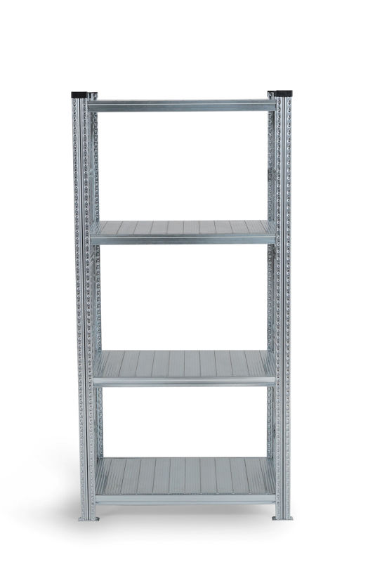 Lagerhylla Flex, med galvaniserade stålhyllplan