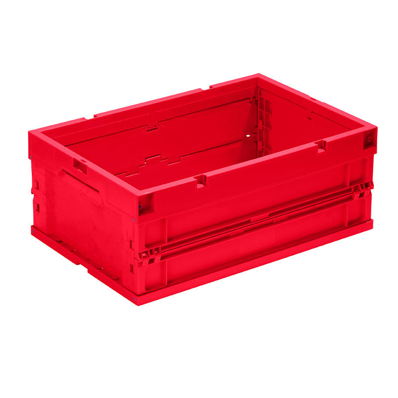 Klappbox Vilmos, LxBxH 600x400x280 mm, röd, 4 st/fp