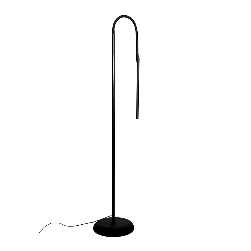 Golvlampa LED Egon, dimbar, 7 W, svart