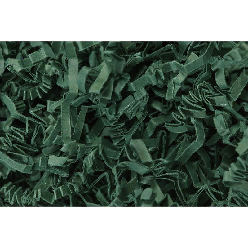 Strimlat silkespapper, 353L Mörkgrön 1 st/fp, från 10 fp