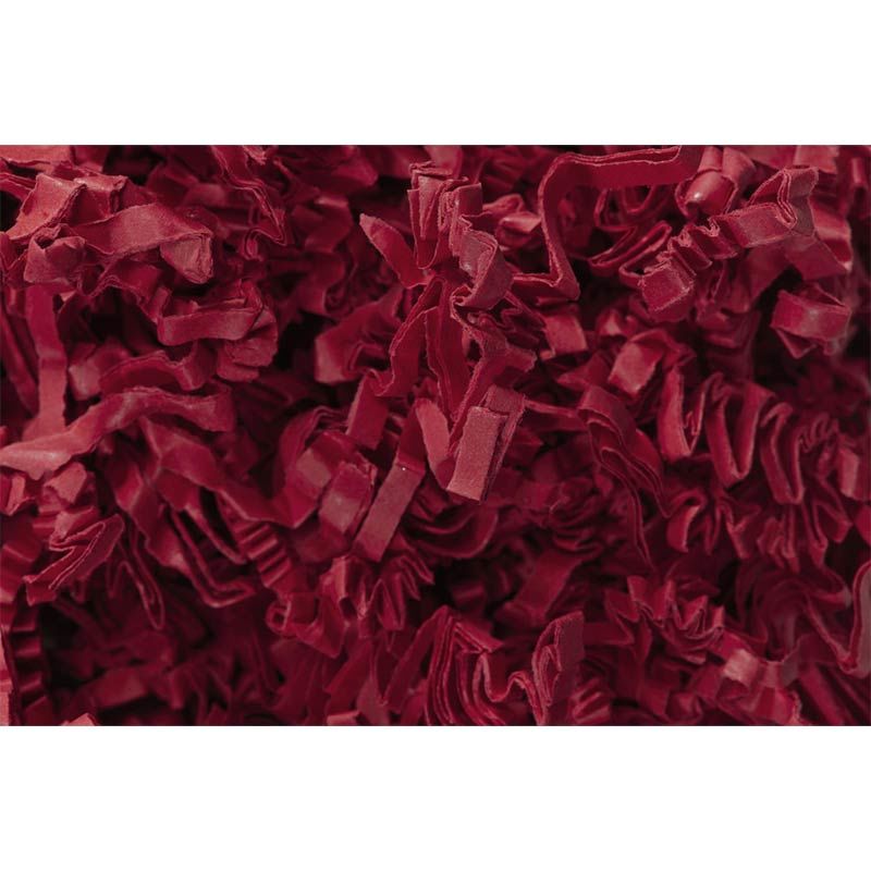 Strimlat silkespapper, 40L Röd 1 st/fp, från 25 fp