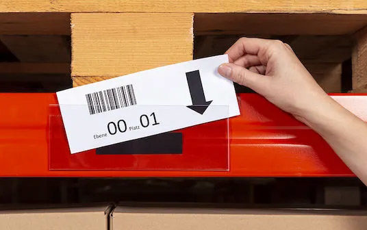 Etiketthållare & Lagermärkning