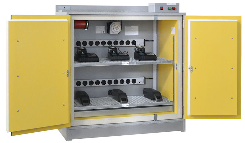 Säkerhetsskåp för batteriförvaring Beata